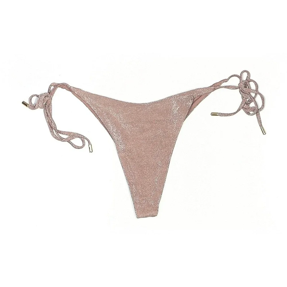 Monday Swimwear | Bikini Set L/V Bronze Palm Springs Top Byron Bottom Shimmer